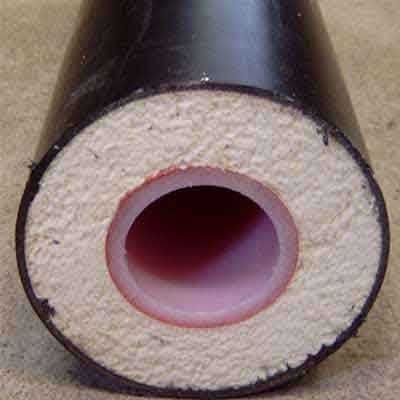 Insulation of polyurethane burial pipes 